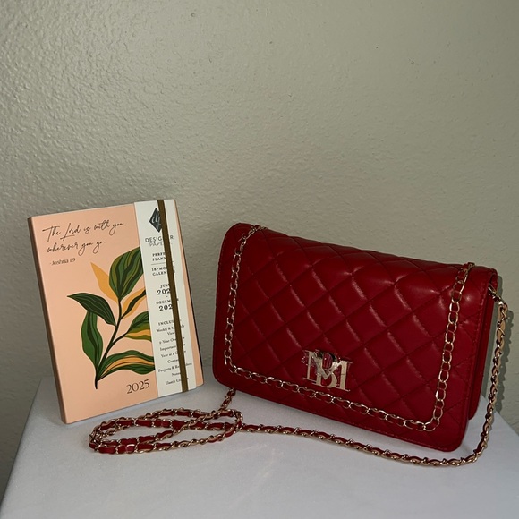 Badgley Mischka Handbags - Badley Mischka Big Diamond Crossbody Bag &Free Planner.